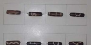 Creative Painted Bone Bead