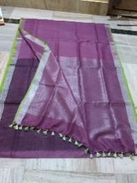 Pure Linen Sarees