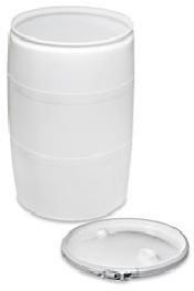 Open Top Natural Plastic Drum