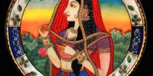 Rajasthani Painted Marble Plate