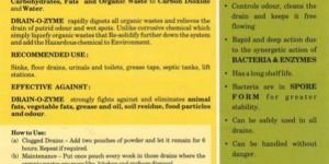 Drain Cleaning Chemicals