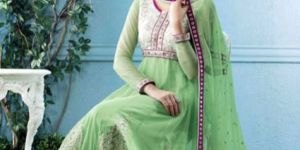Wangle Fascinating Jade Green Salwar Kameez
