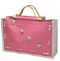 Jute Shell Bag