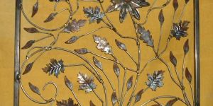 Wrought Iron Square Wall Decor