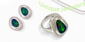 Fire Opal Necklace Set