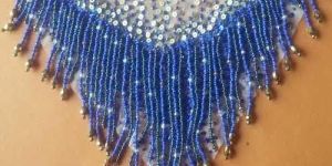 Glass Bead Embroidery Necklaces