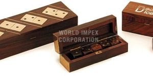 Wooden Dice Box