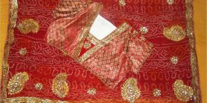 Georgette Bandhej Sarees