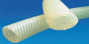 Silicone Rubber Transperent Braded Hose.