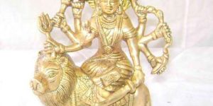 Brass Durga Statue (Solid)