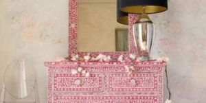 Bone Inlay Dressing Table