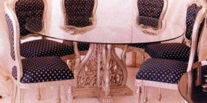 German Silver Dining Table Set