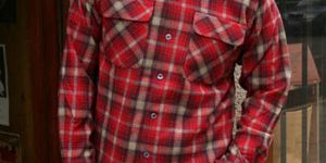 Wool Check Shirt Cloth
