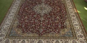 Kashmir Hand Knotted Silk Carpet