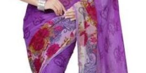 Casual Printed Chiffon Saree