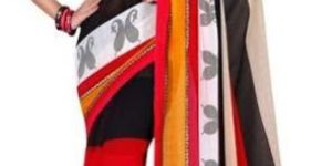 Printed Chiffon Saree