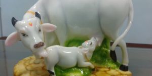 Marble Cow Statue