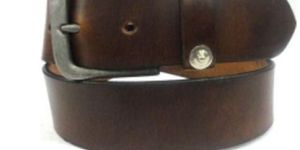 Genuine Leather Burnished Belt