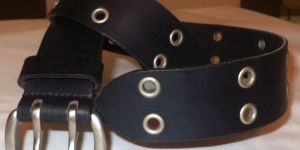 Genuine Leather Grommet Belt