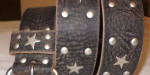 Genuine Leather Studded Belt
