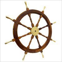 Boat Nautical ShipWheel Steering Brass Handle