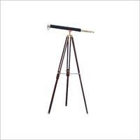 Royal Nautical Telescope Brass Finish Black Tripod