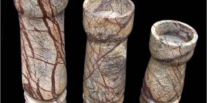 Marble Candle Stand Set