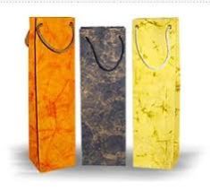 Handmade Paper Wine Bags