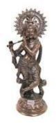 Brass Krishna Statue