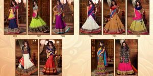 semi-stitched lehengas