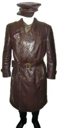 Leather Overcoat
