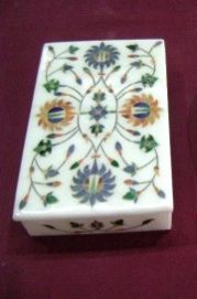 Rectangular Box with Inlay Work