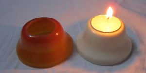 Stone Cap T Light Holders