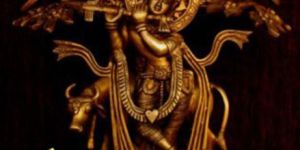 Antic Lord Krishna Statue