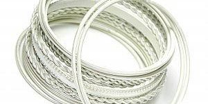 Silver Bangles