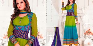 Celebrity Wear Anarkali Salwar Kameez/ Salwar Suit