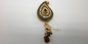 Polki Kundan Saree Pin