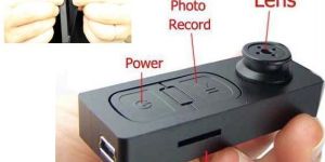 Spy Button Camera