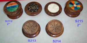 Wooden Grinder Star Design
