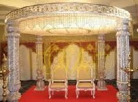 Wedding Fiber Crystal Mandap