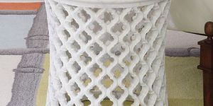 Marble Arabesque Side Table