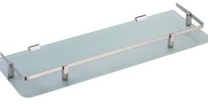 Jack Series Stainless Steel Bathroom Glass Shelf