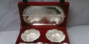 Silver Plated Bowl Set