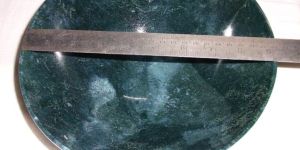 Moss Agate Large (Big) Bowl