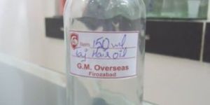 150ml Taj Hair Oil Glass Bottles