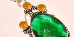 Gemstone Silver Pendants