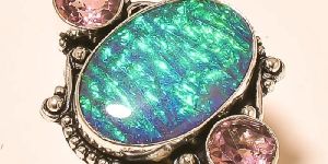 Silver Gemstone Rings