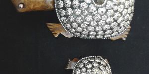 Wooden Turtle Statues