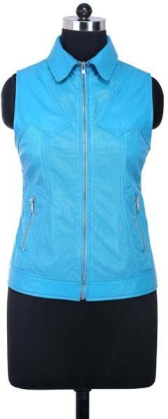 Ladies Leather Vest