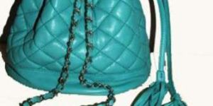 Ladies Leather Quilted Handbag